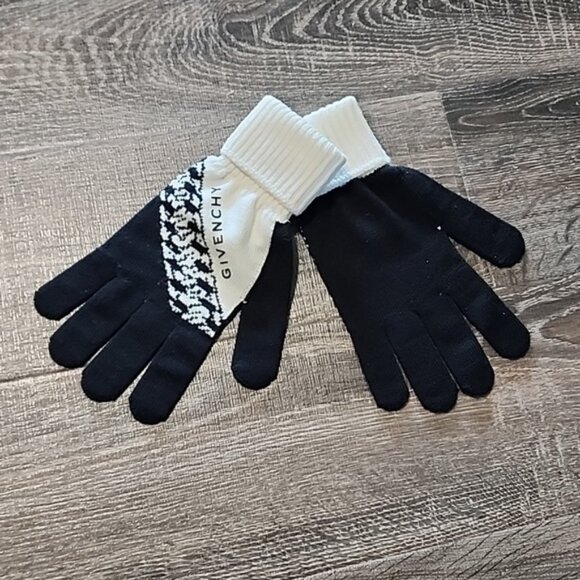 Givenchy two-tone Stretch knit Gloves - Picture 2 of 5